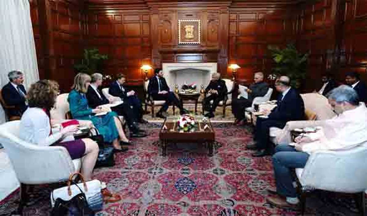 जी20 विदेश मंत्रियों के स्वागत में रात्रिभोज का आयोजन